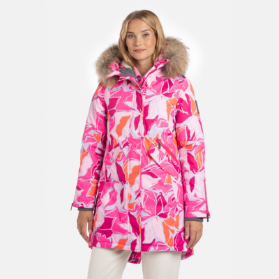 Neon pink (patterned)