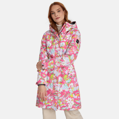 Neon pink (patterned)