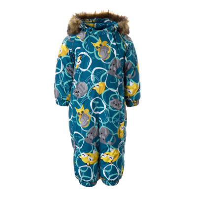Petrol green (patterned)