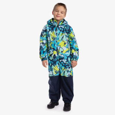 Neon blue (patterned)