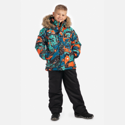 Bright orange (patterned)