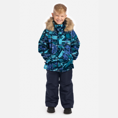 Dark blue (patterned)
