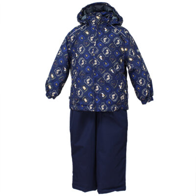 Dark blue (patterned)