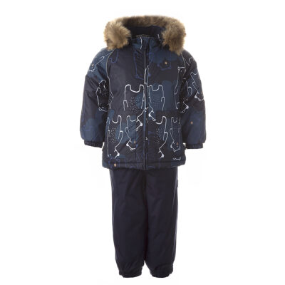 Dark blue (patterned)